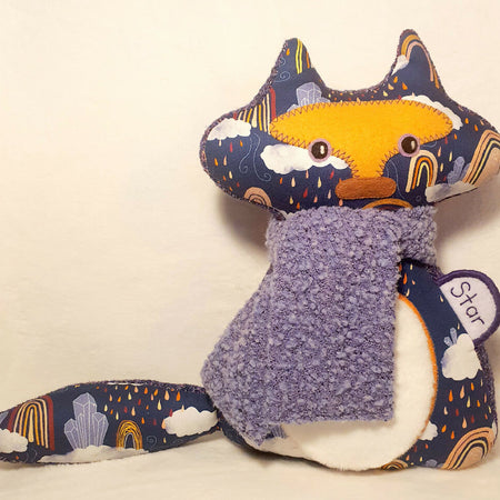 STAR Handmade Wolf Fabric Soft Toy