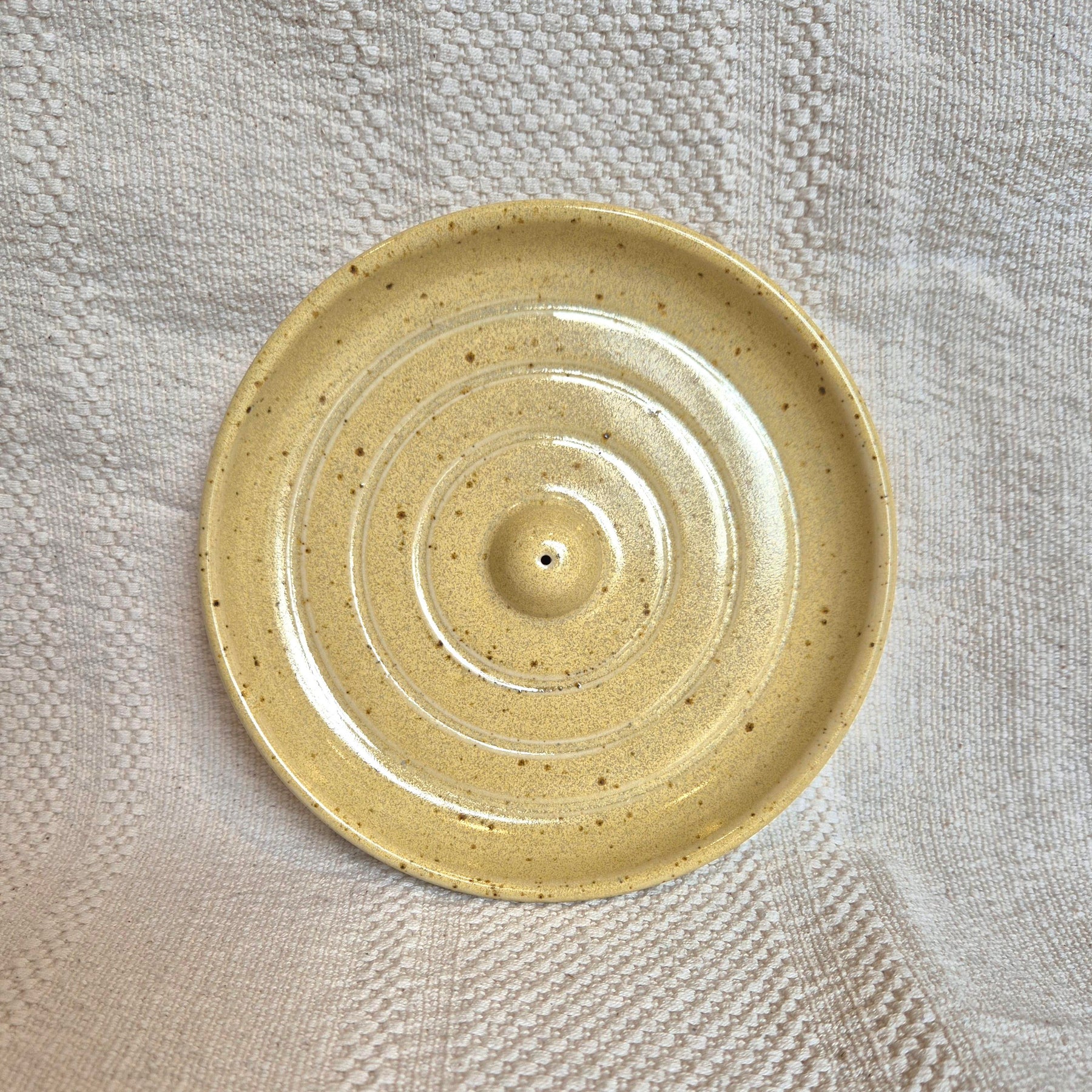 Yellow Incense Holder