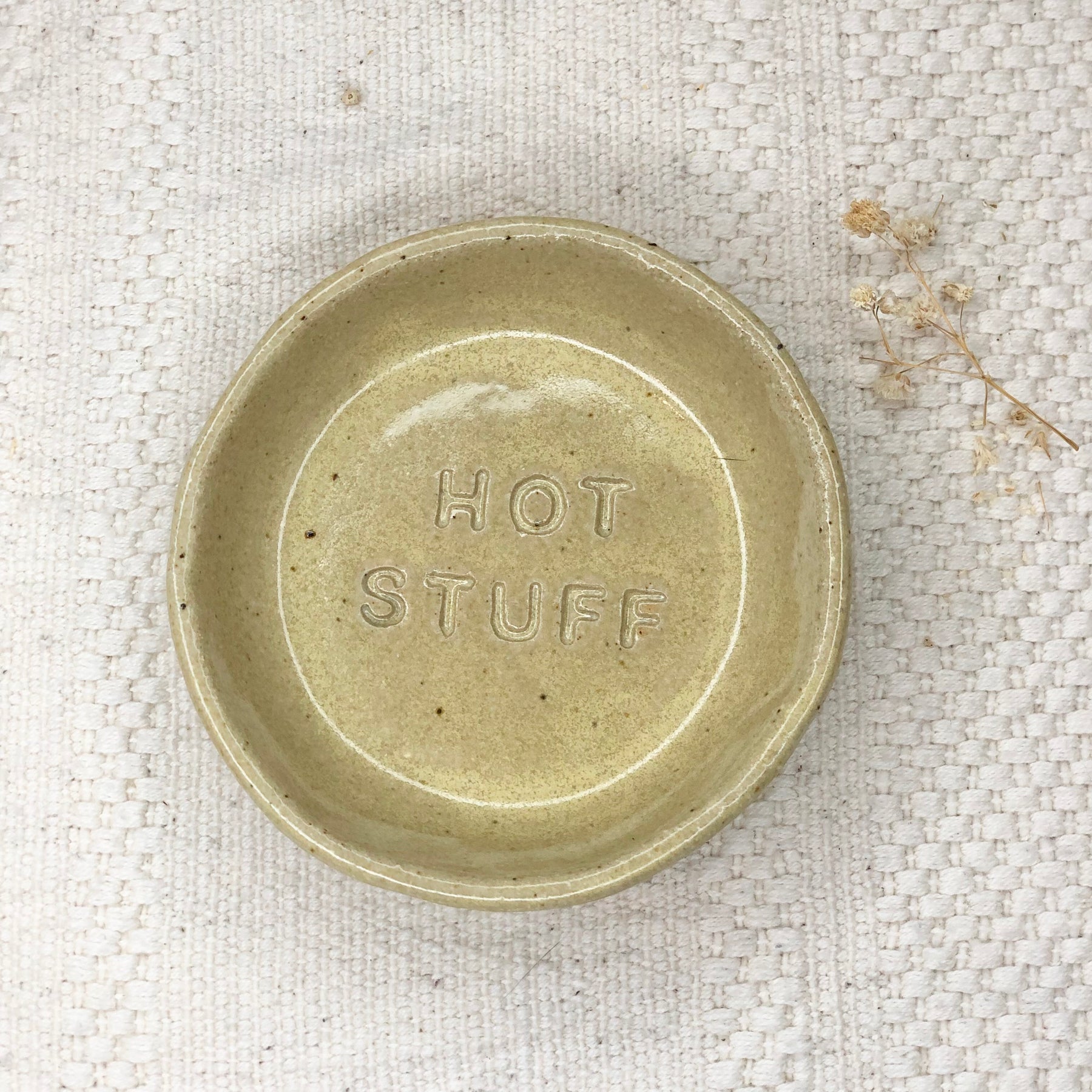 Yellow Mini Dish - Hot Stuff