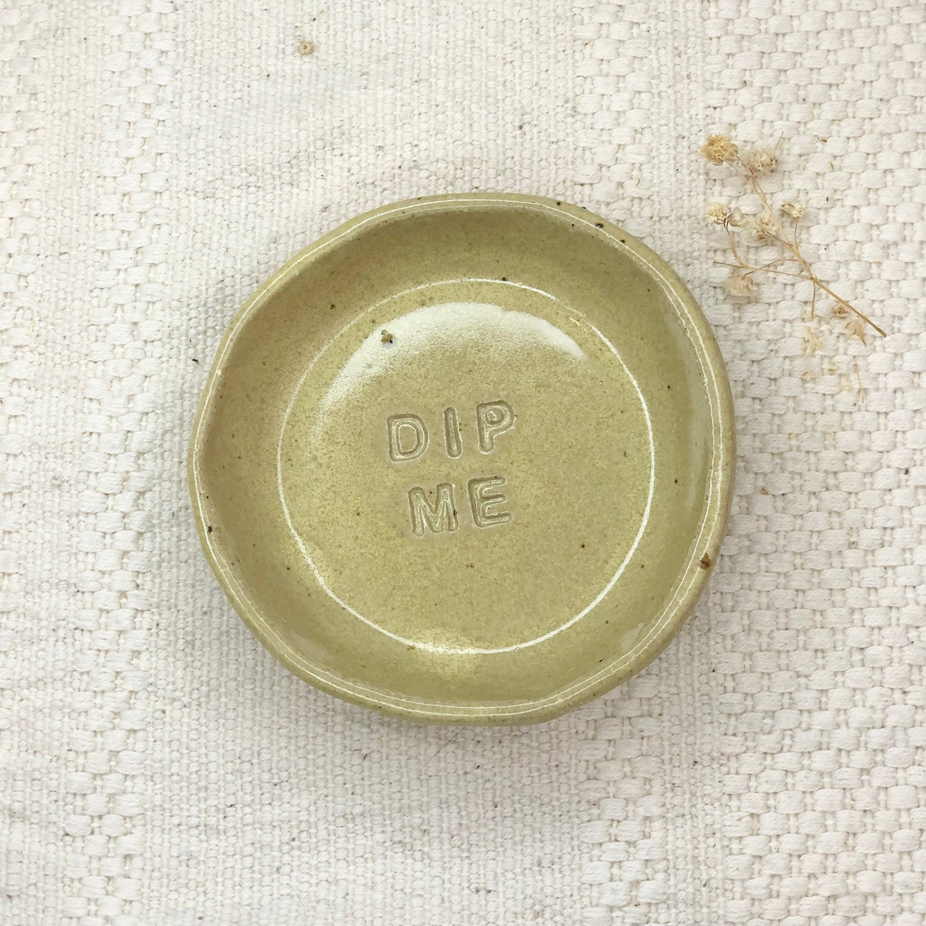 Yellow Mini Dish - Dip Me