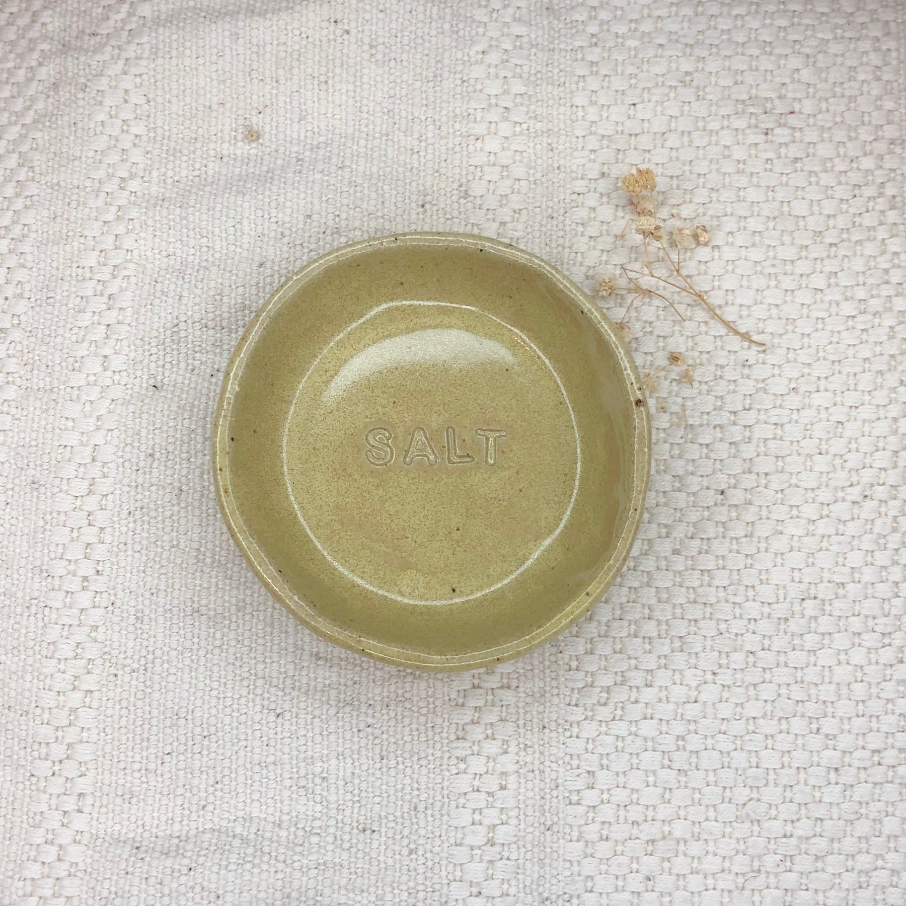 Yellow Mini Dish - Salt
