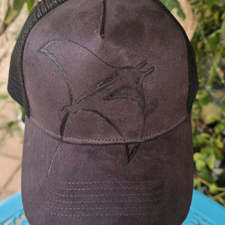 Manta ray baseball cap