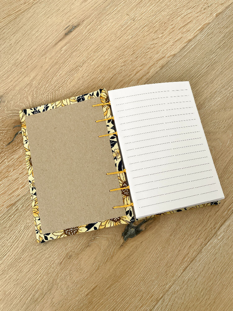 A6 Notebook (Lined) - "Sunflower"