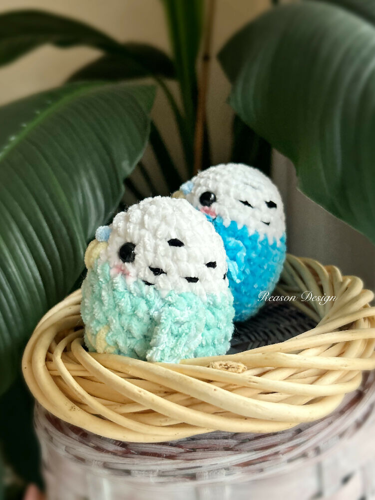 Crochet amigurumi Budgie