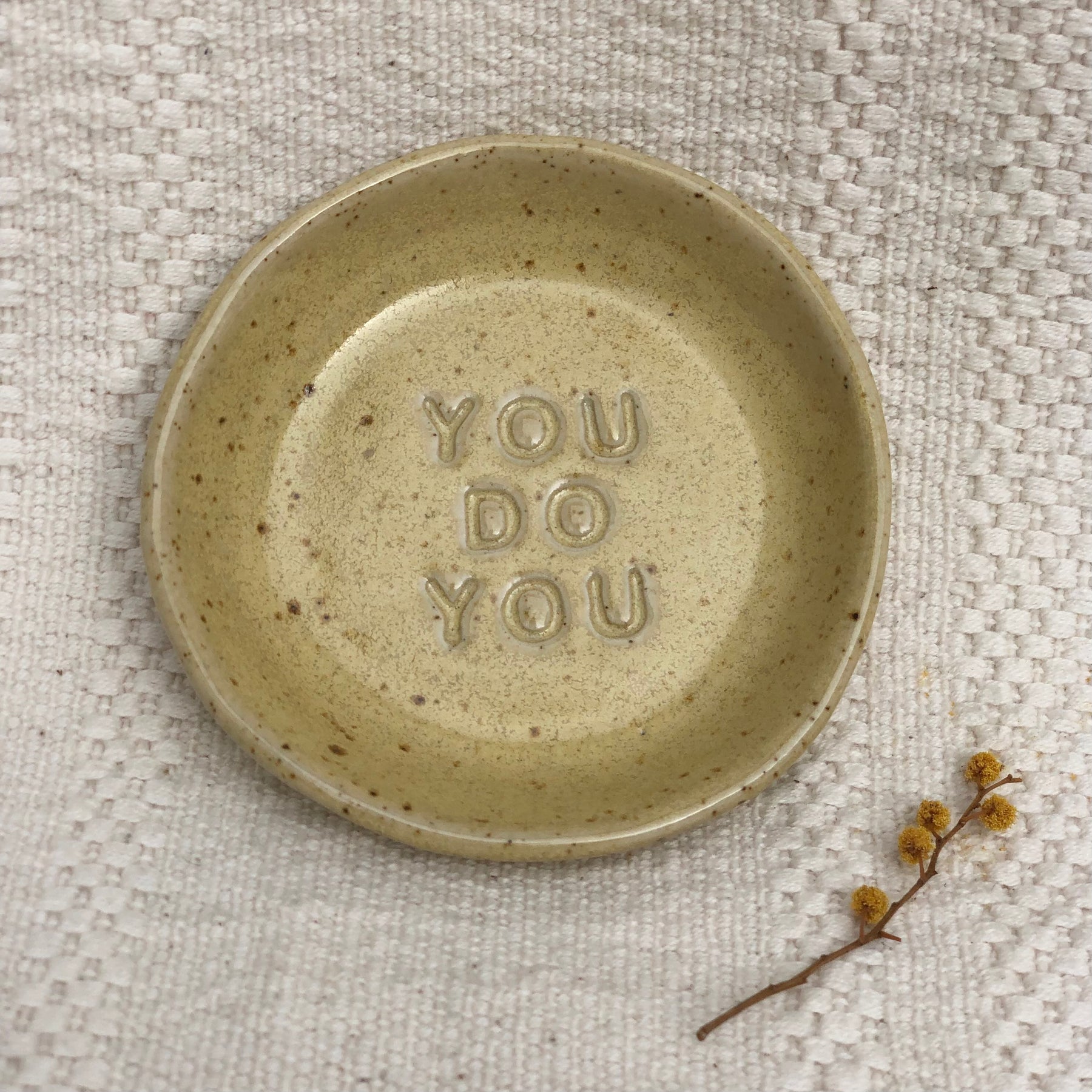 You Do You Mini Dish - Yellow