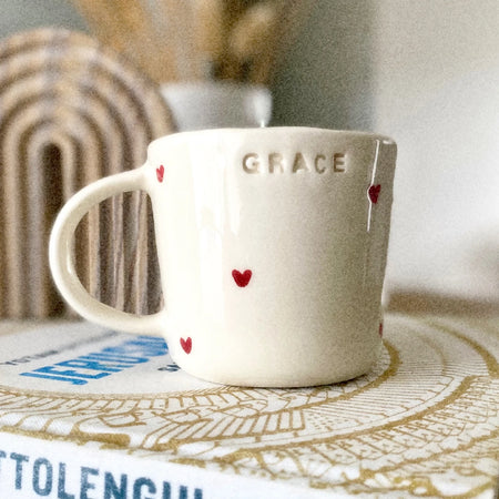 Personalized Handmade Ceramic Coffee Mug