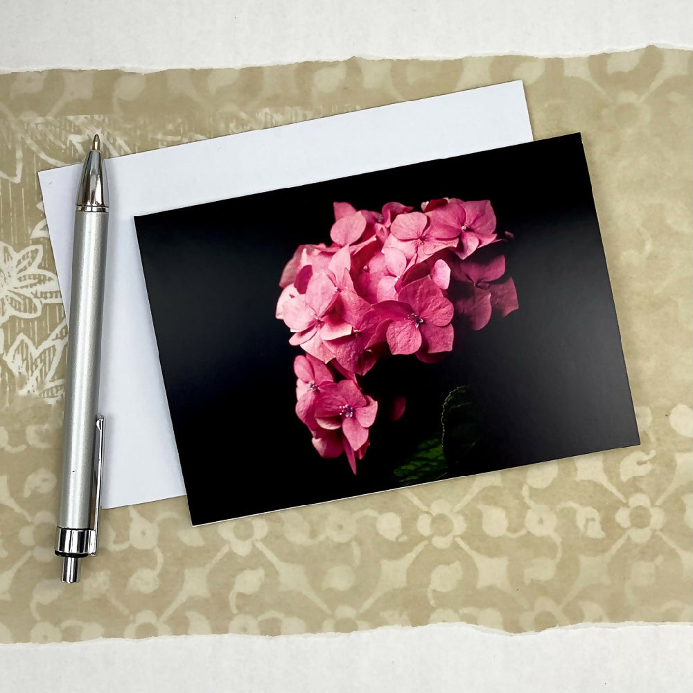 fine art floral greeting card