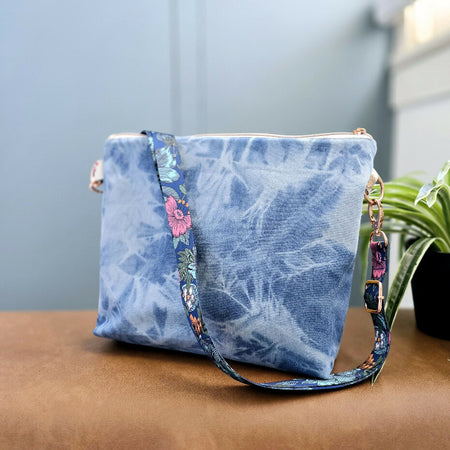 Denim crossbody bag