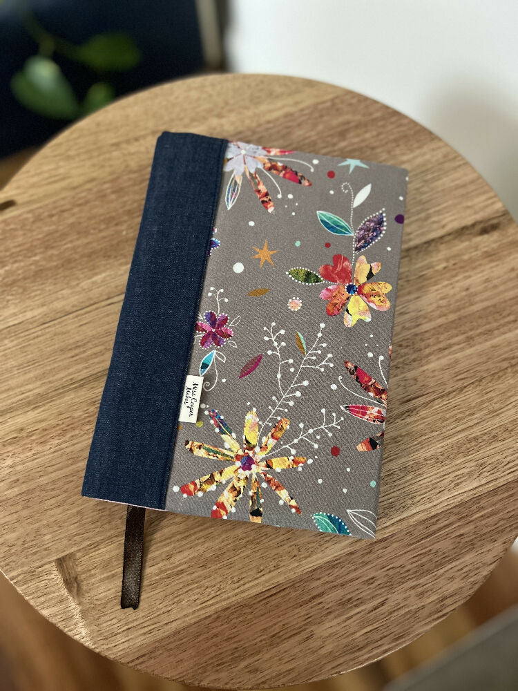 Notebook Cover - Warm Floral - A5