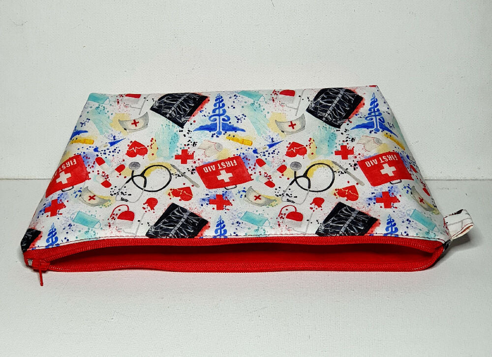 First Aid Pouch, Size XL, First Aid Fabric