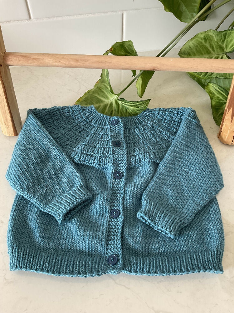 Raven Falls Cardigan, Size 6-12 months
