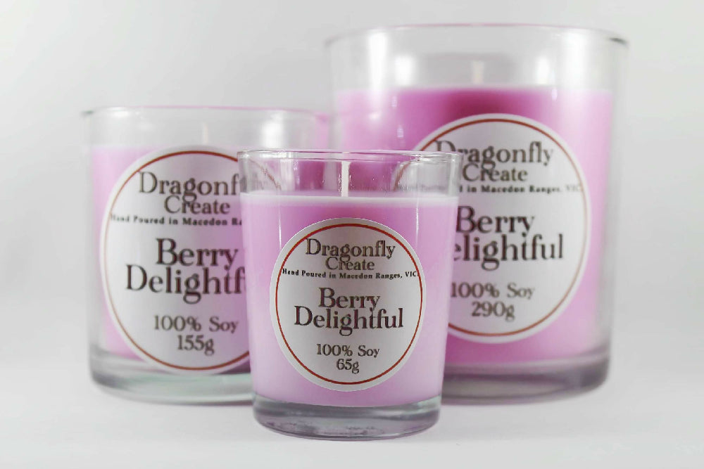 Berry Delightful | 100% Soy Wax Candle | 15/28/58 Hours