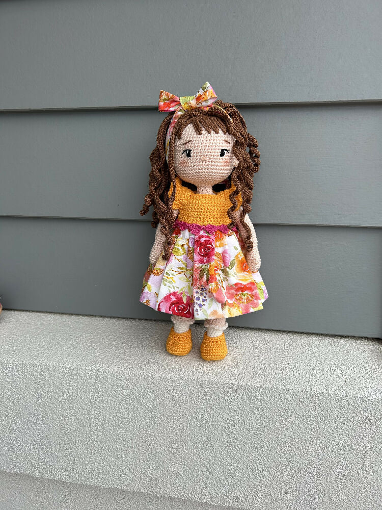 Custom Crochet Doll Short Hair