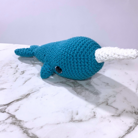 Crochet Narwhale Toy