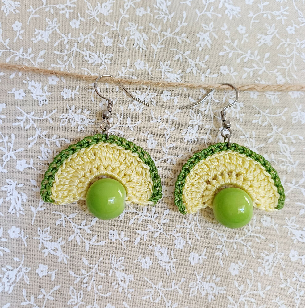 Summer Fun Earrings - Lime and Lemon