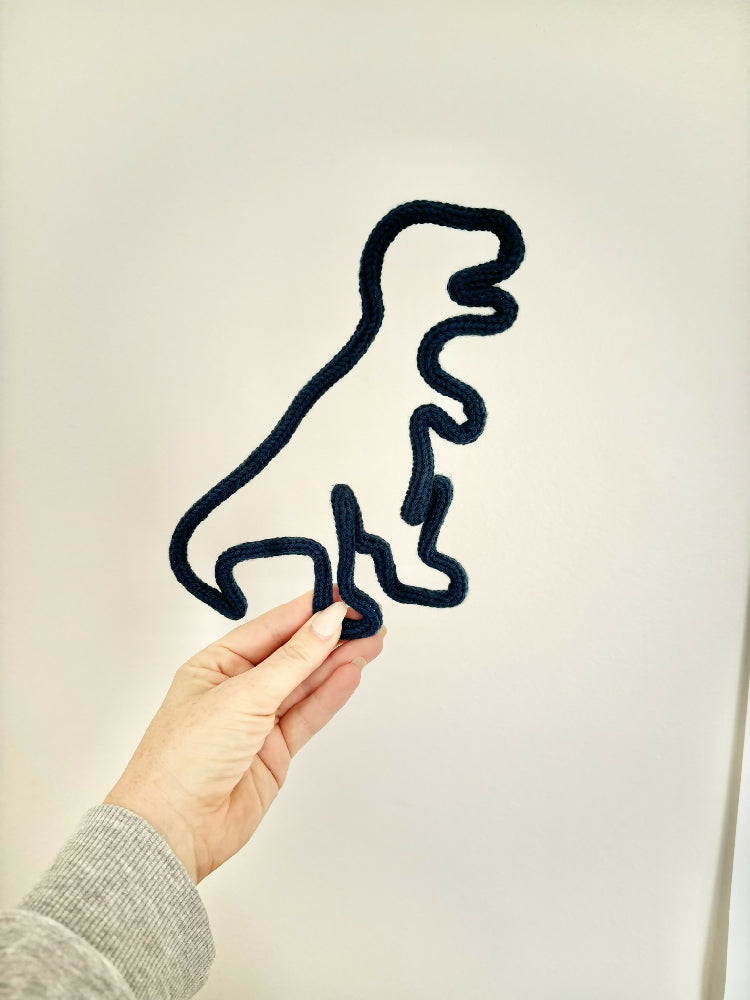 Knitted Dinosaur TRex | Pick Your Colour