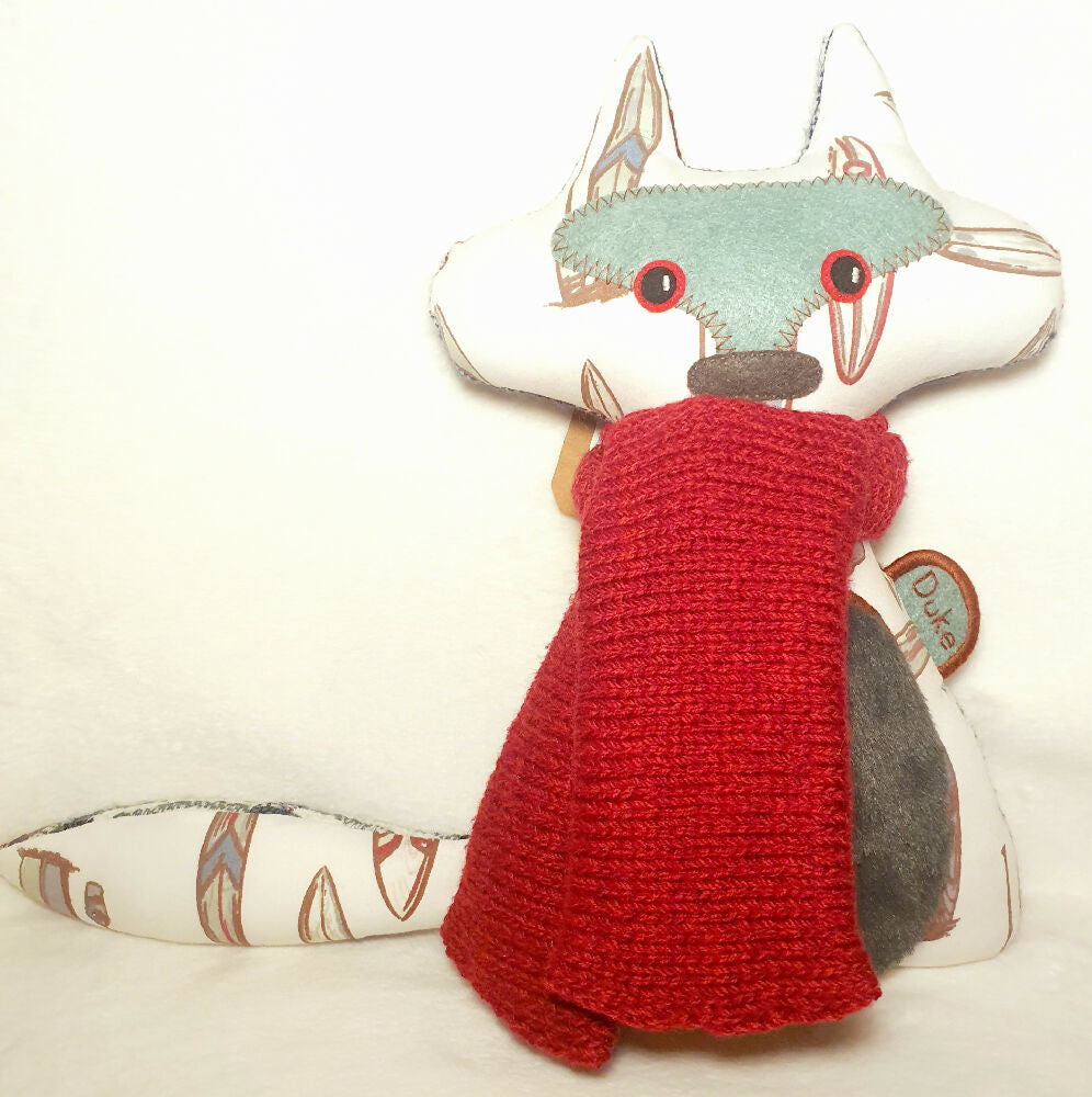 DUKE Handmade Wolf Fabric Soft Toy