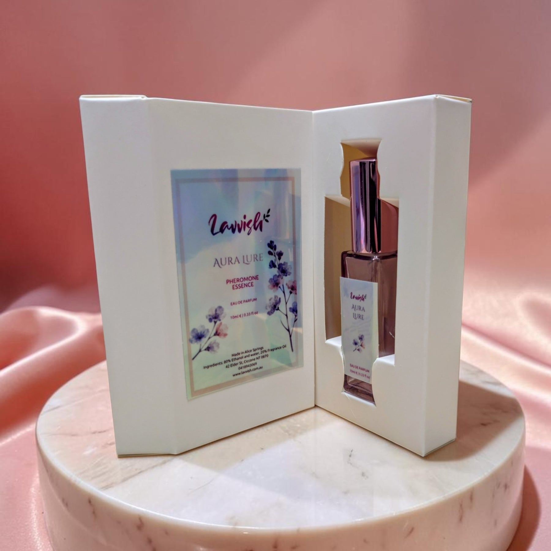 Aura Lure Pheromone Perfume | Lavvish Eau De Parfum, Floral Scent (10ml)