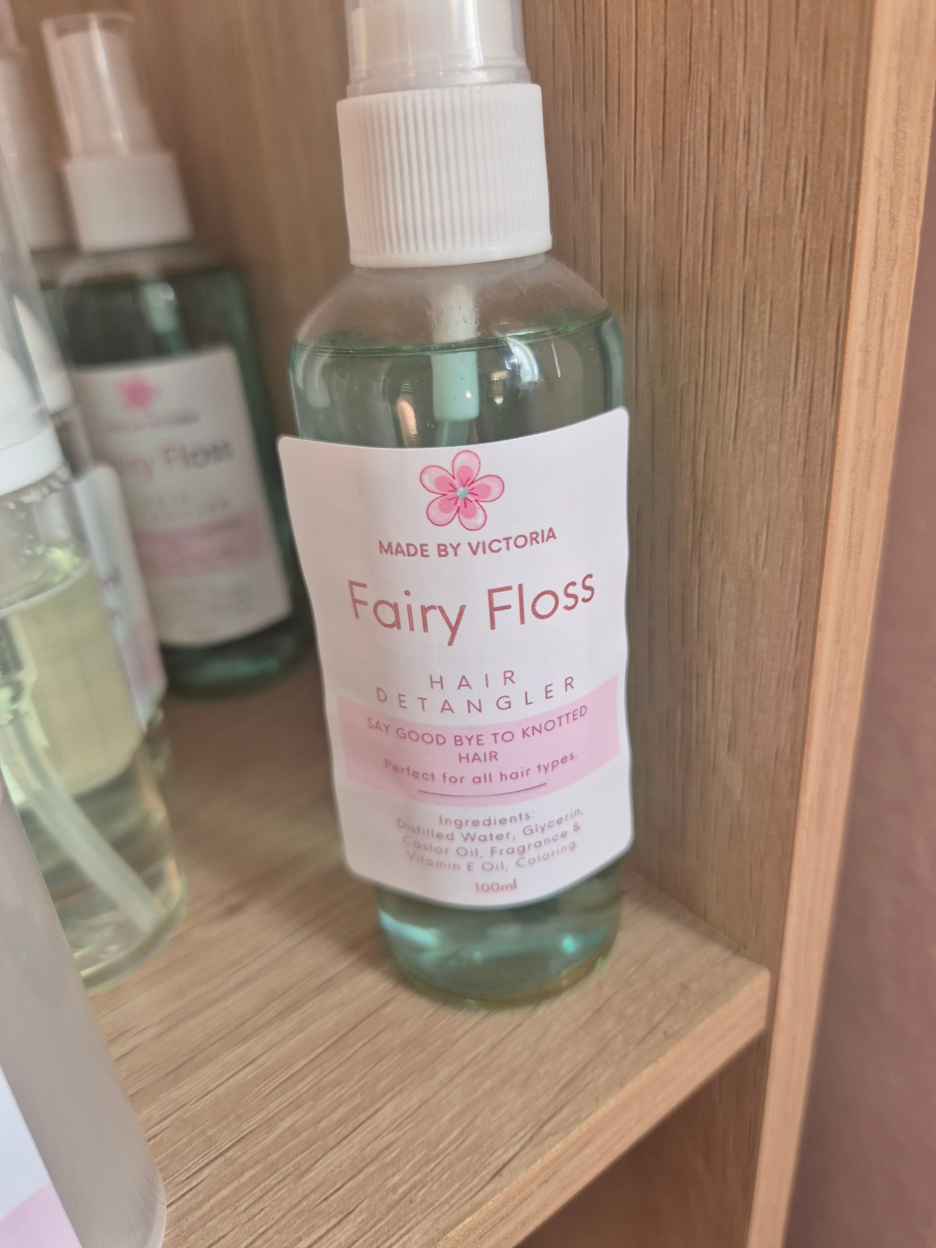 Fairy Floss Hair Detangler Spray 100ml - Smells like Fairy Floss