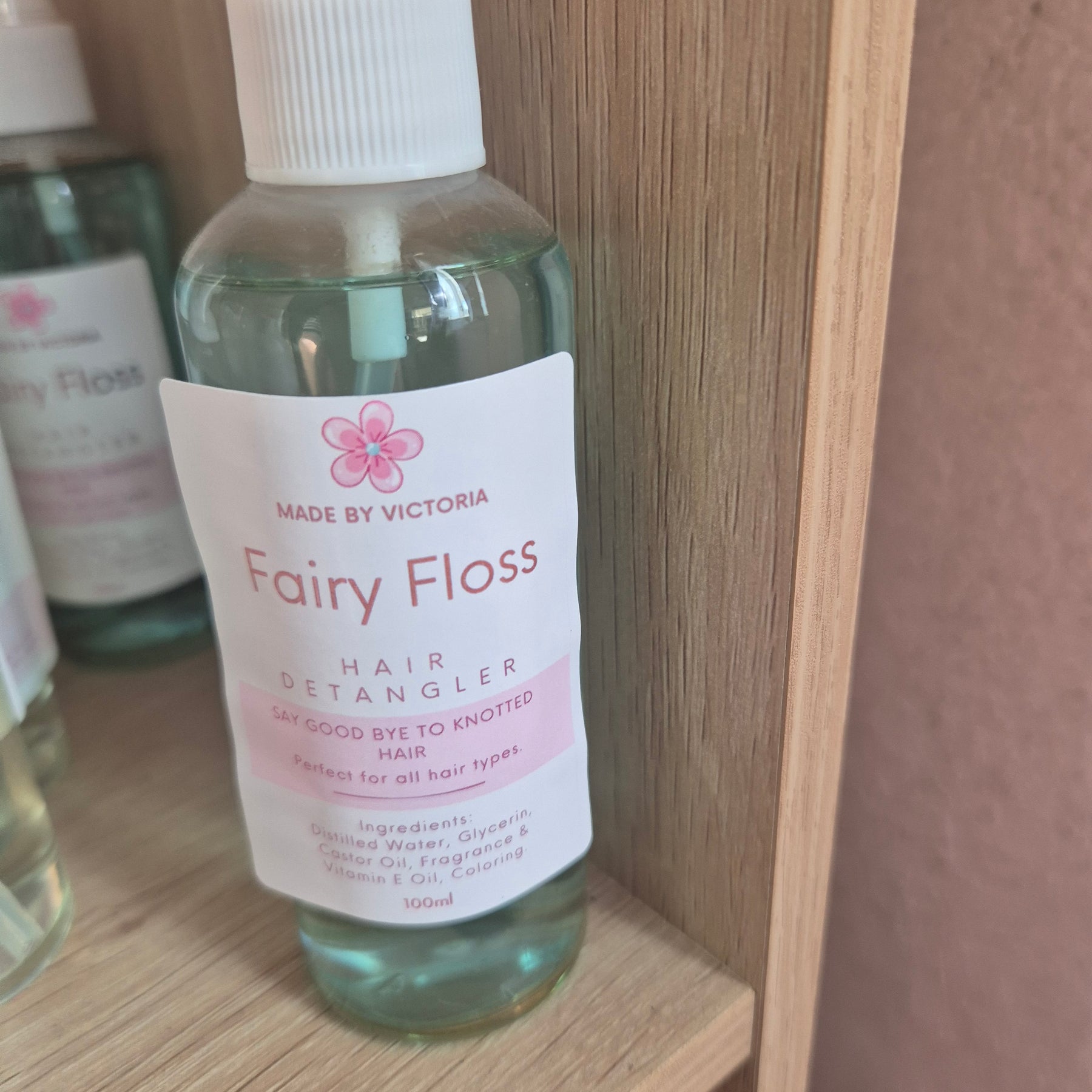 Fairy Floss Hair Detangler Spray 100ml - Smells like Fairy Floss