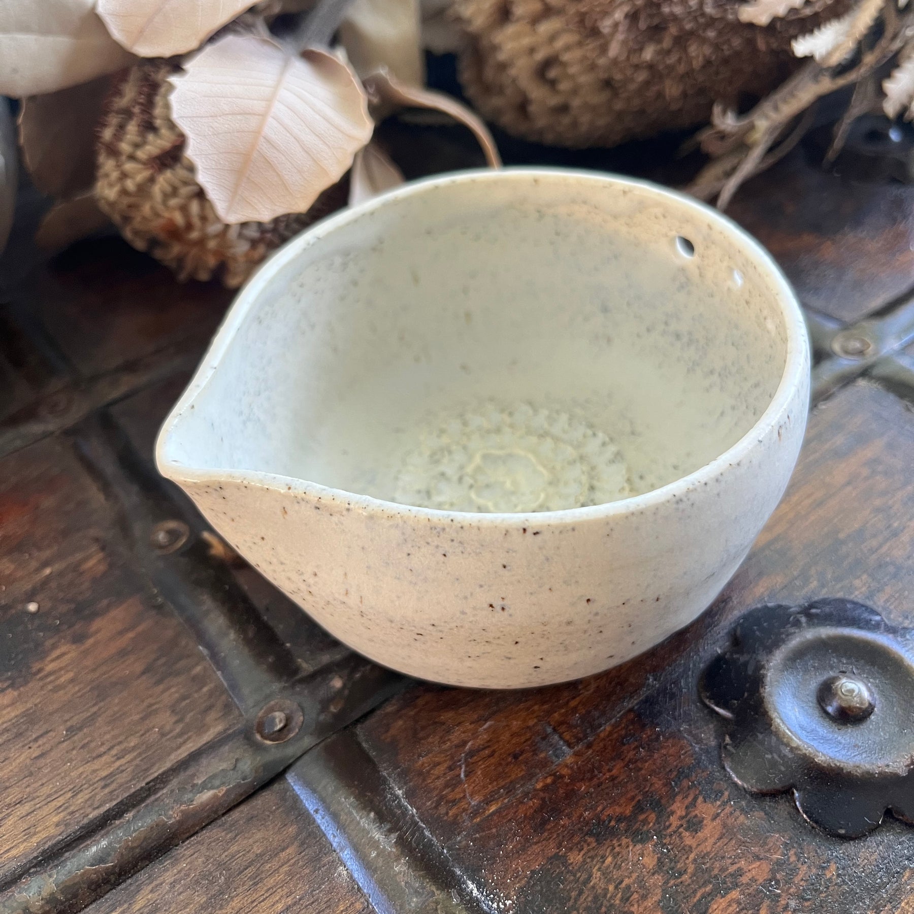 Ceramic grater -  Herb & Dressing Bowl
