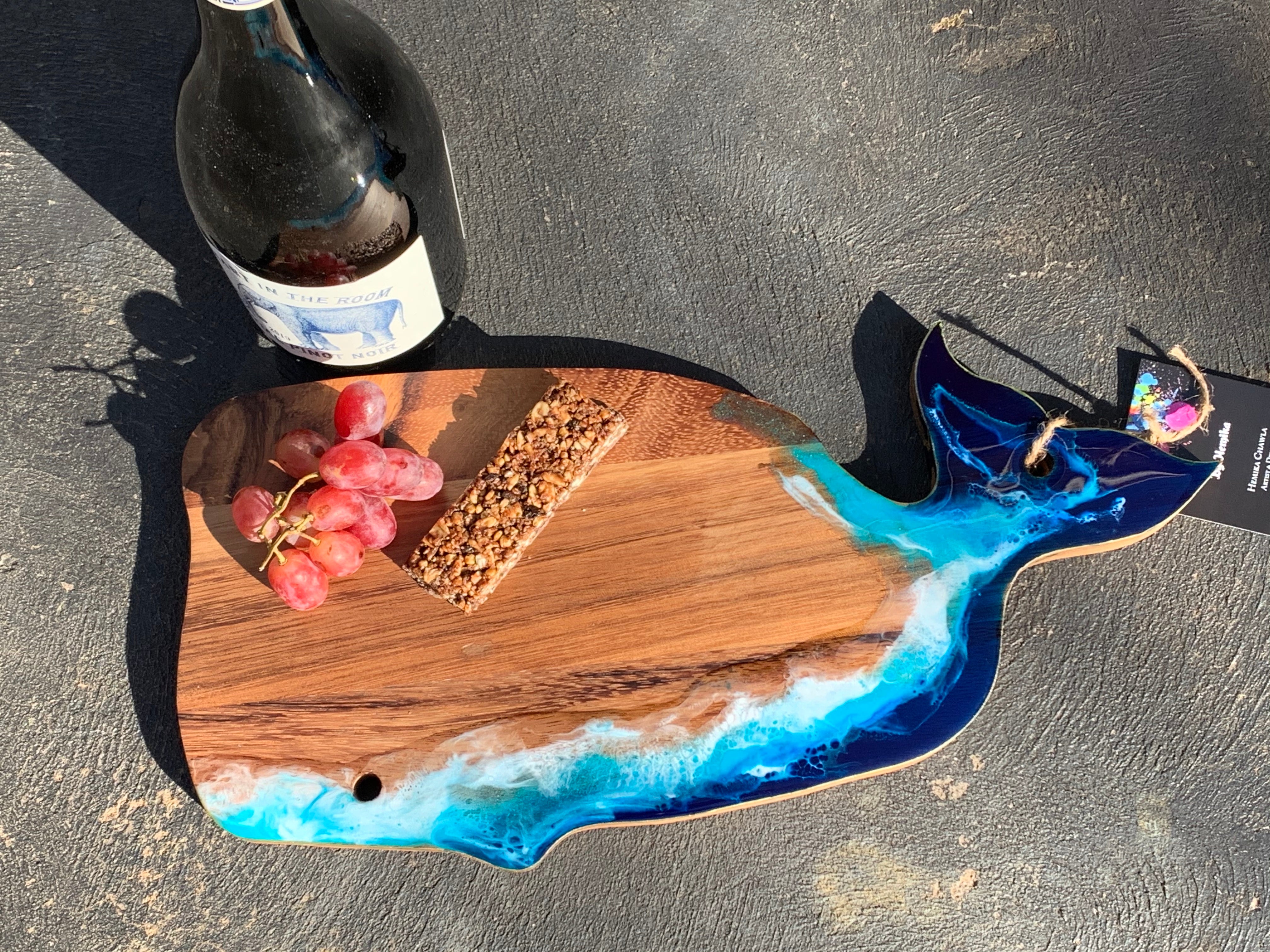 Whales | serving board | platter | charcuterie board | Christmas gift | home decor | homewares | serving platter | handmade