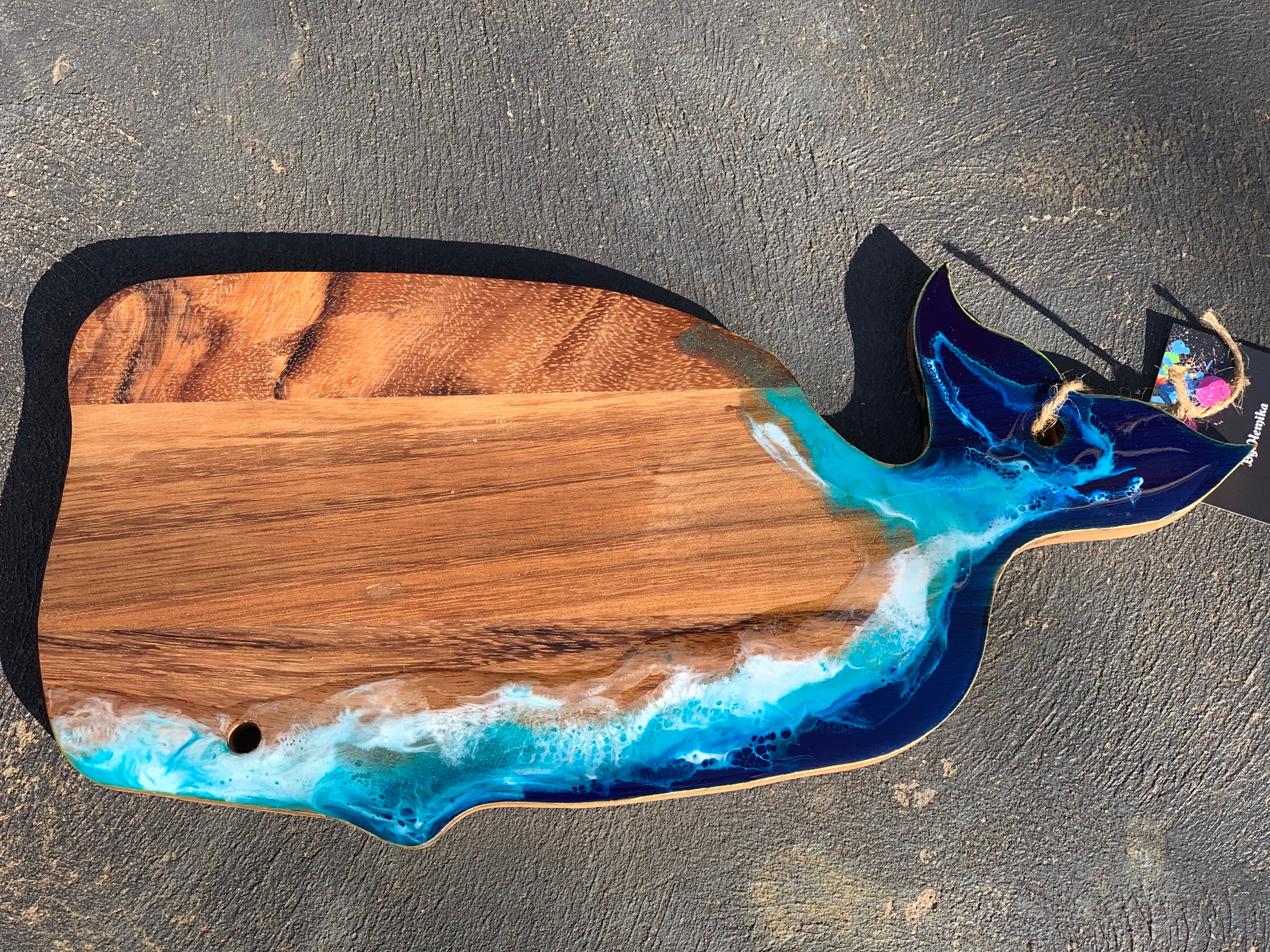 Whales | serving board | platter | charcuterie board | Christmas gift | home decor | homewares | serving platter | handmade