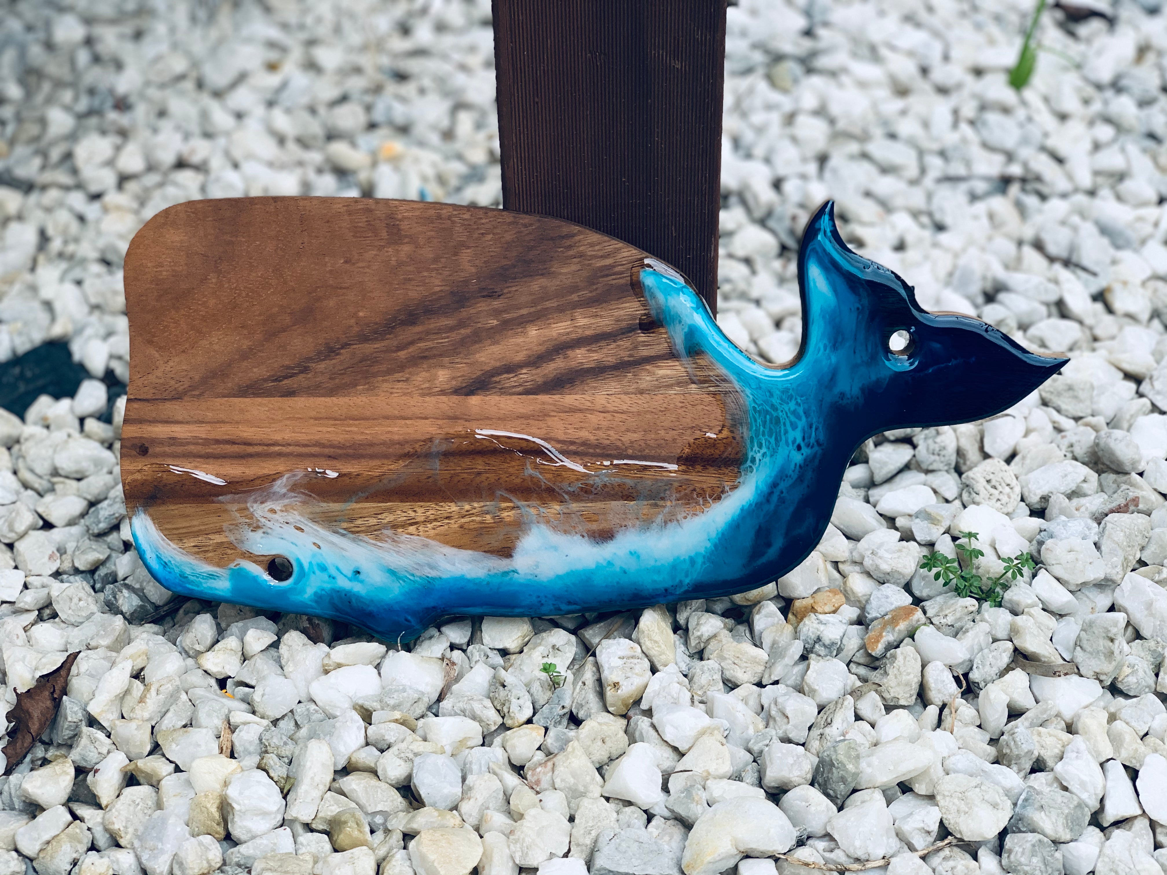 Whales | serving board | platter | charcuterie board | Christmas gift | home decor | homewares | serving platter | handmade