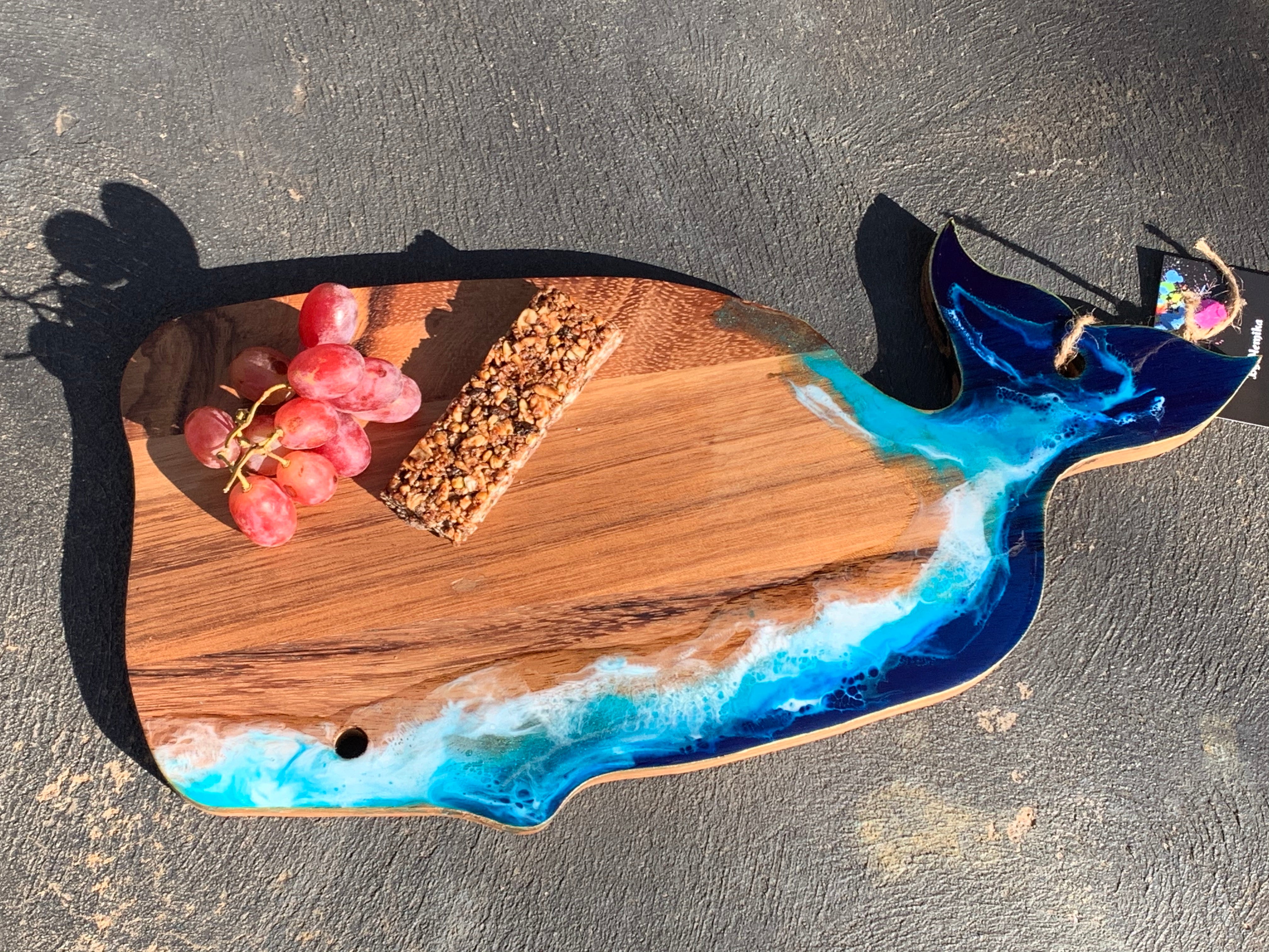 Whales | serving board | platter | charcuterie board | Christmas gift | home decor | homewares | serving platter | handmade