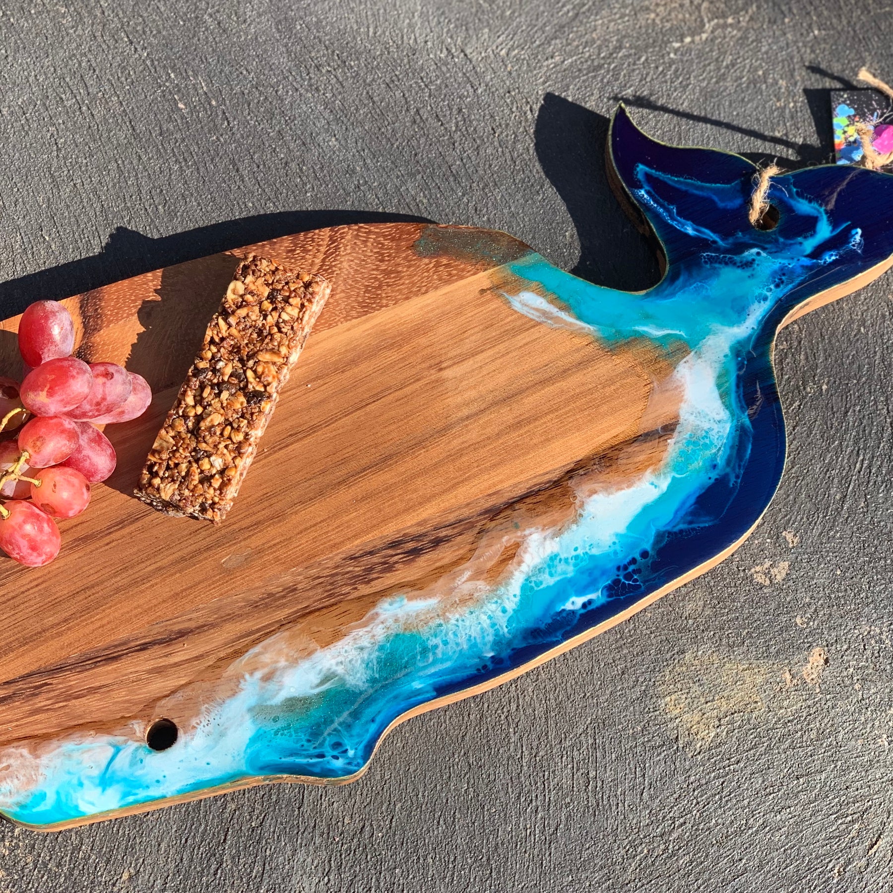 Whales | serving board | platter | charcuterie board | gift | home decor | homewares | serving platter | handmade