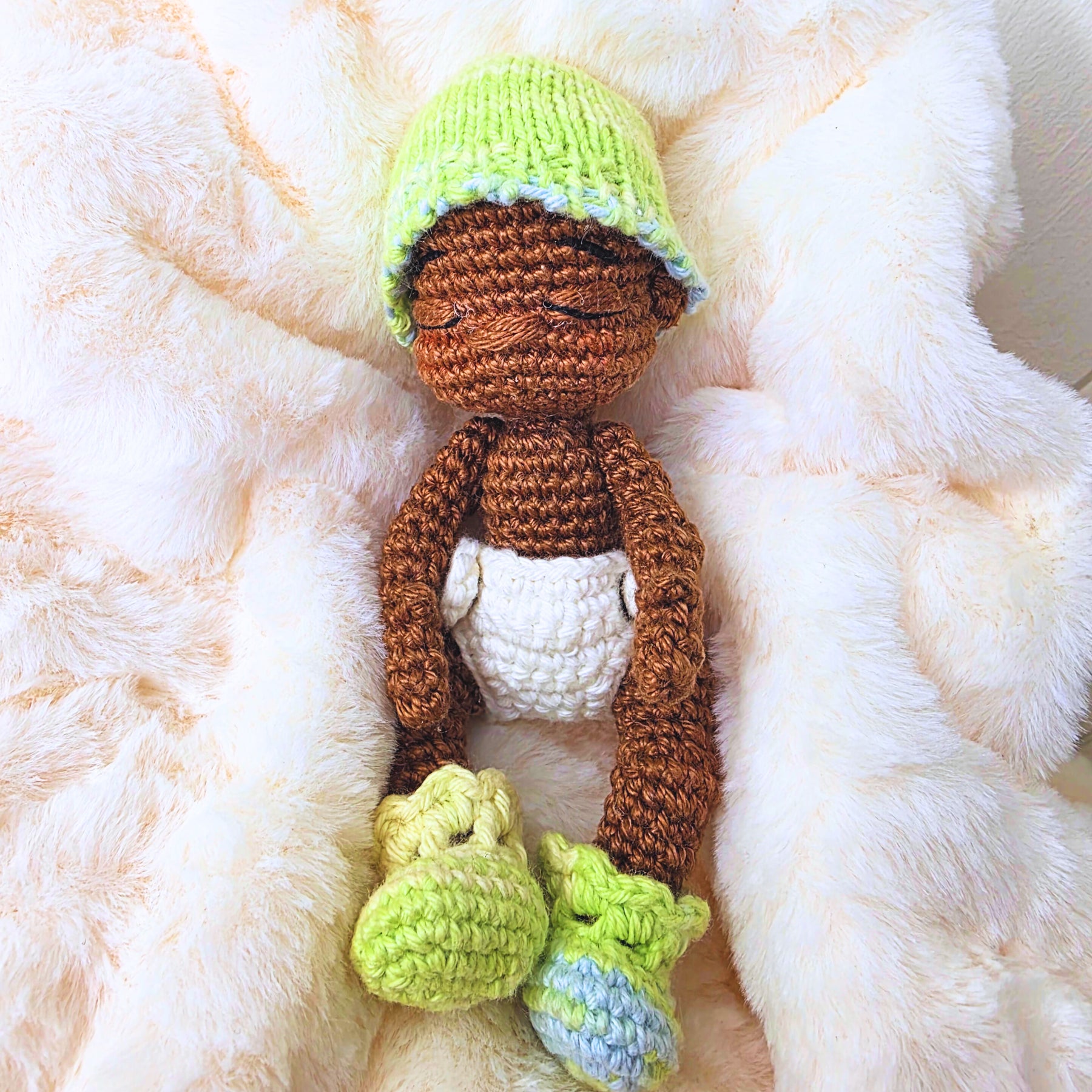 Tiny sleeping baby