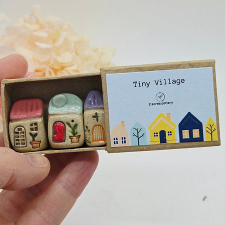 Tiny Ceramic Village - Fern Cottages