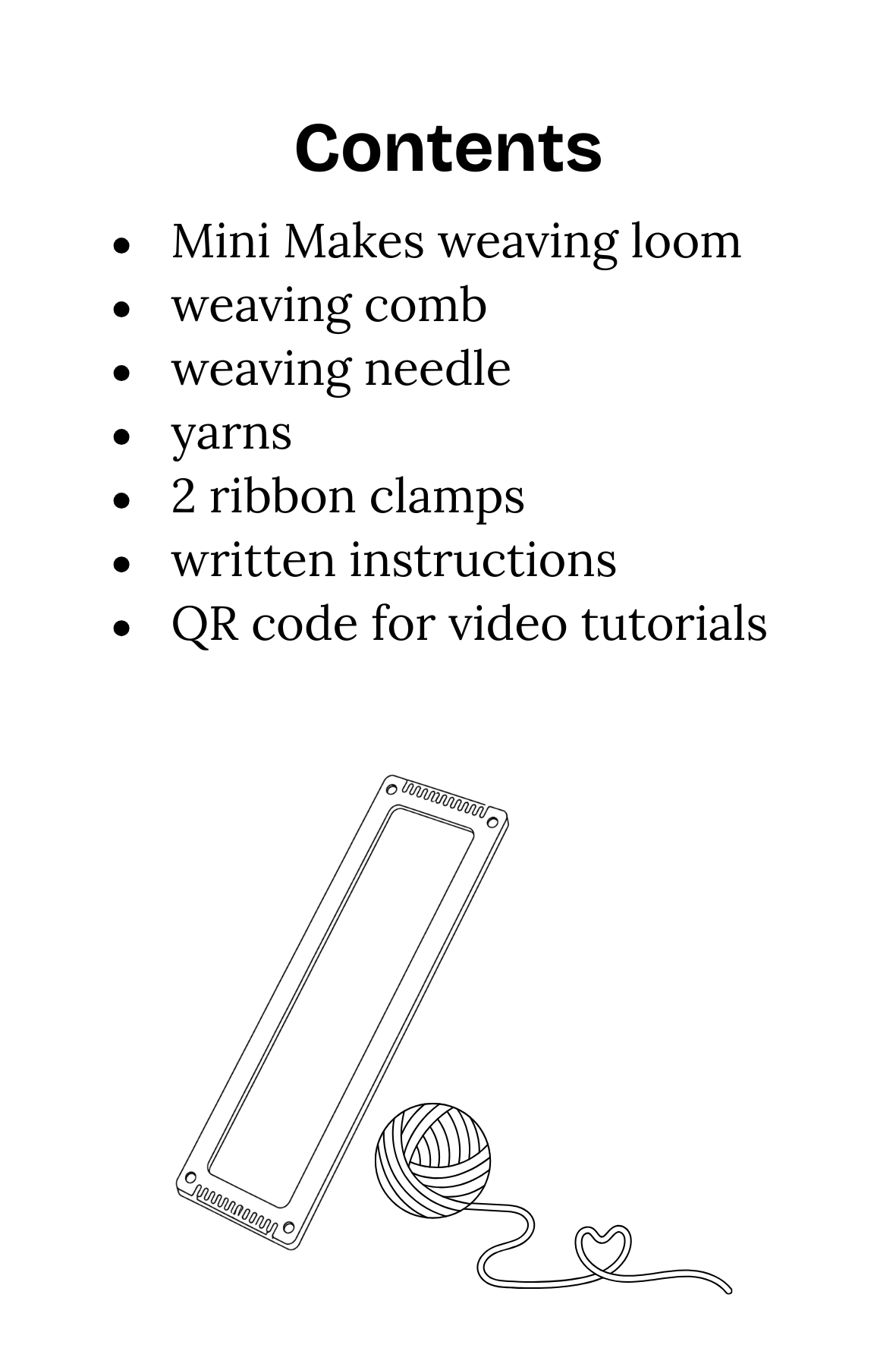 DIY Mini Makes Weaving Kit - Gift Idea