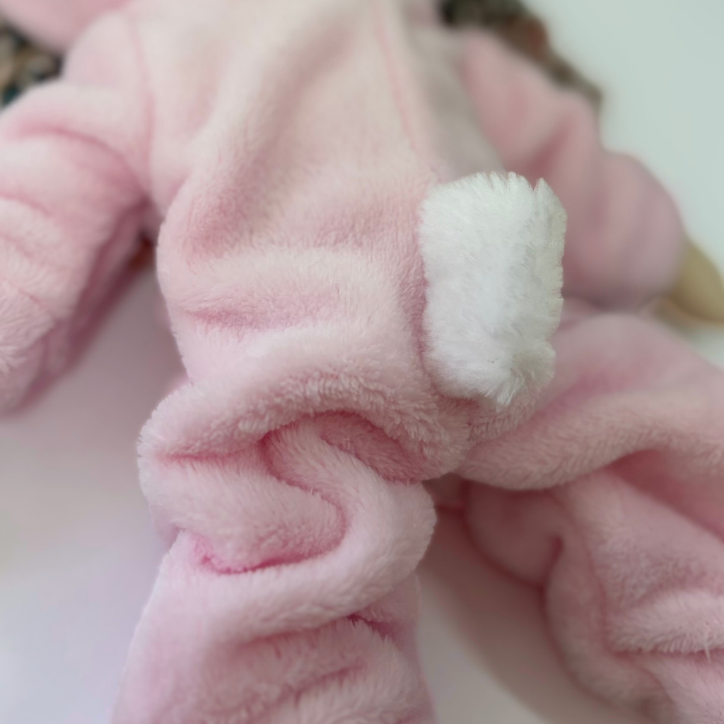 Handmade Fabric Doll or Gift Set| Bunny Onesie Outfit