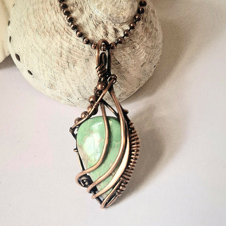 Handmade Variscite Pendant