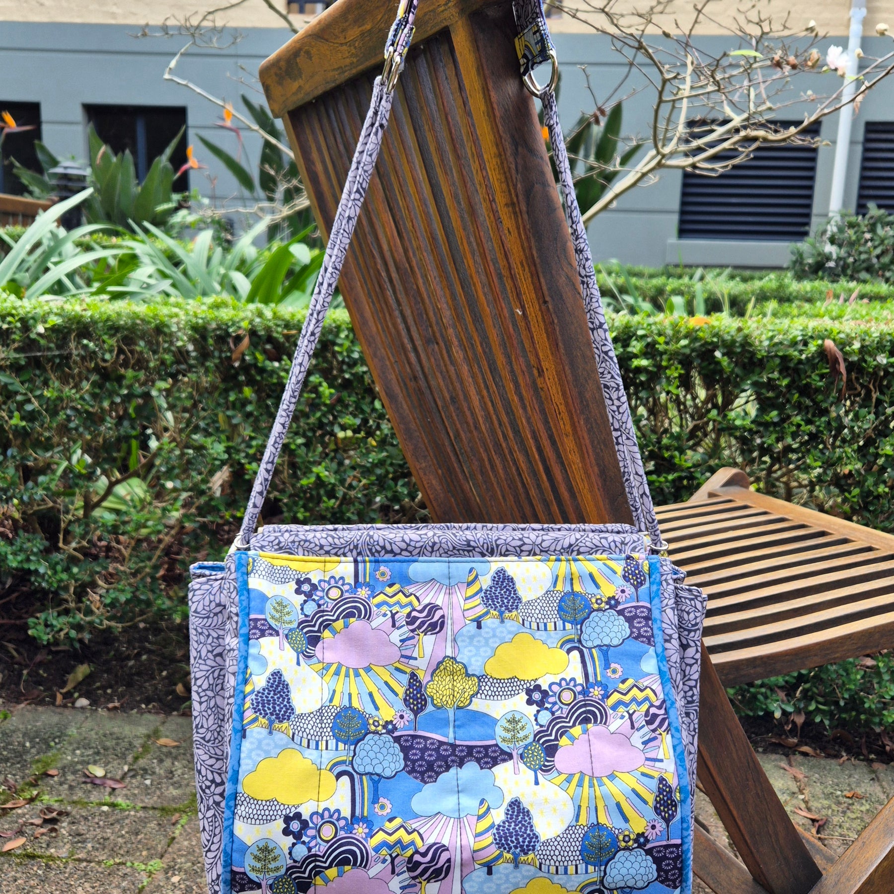 Large Knitting Project Bag – Convertible Tote