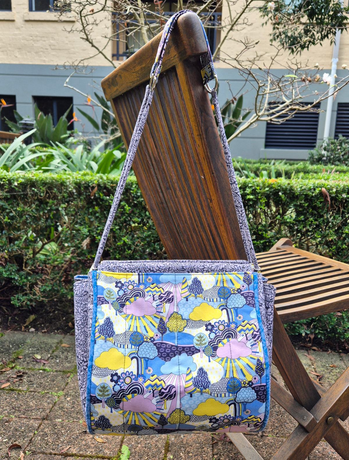 Large Knitting Project Bag – Convertible Tote