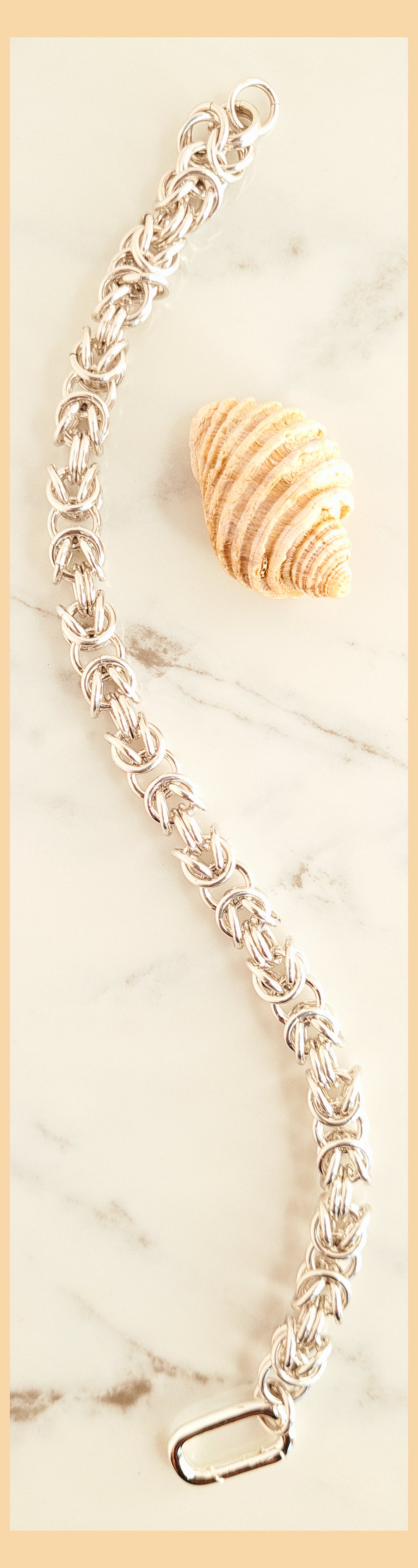 Chainmaille Byzantine Weave Bracelet