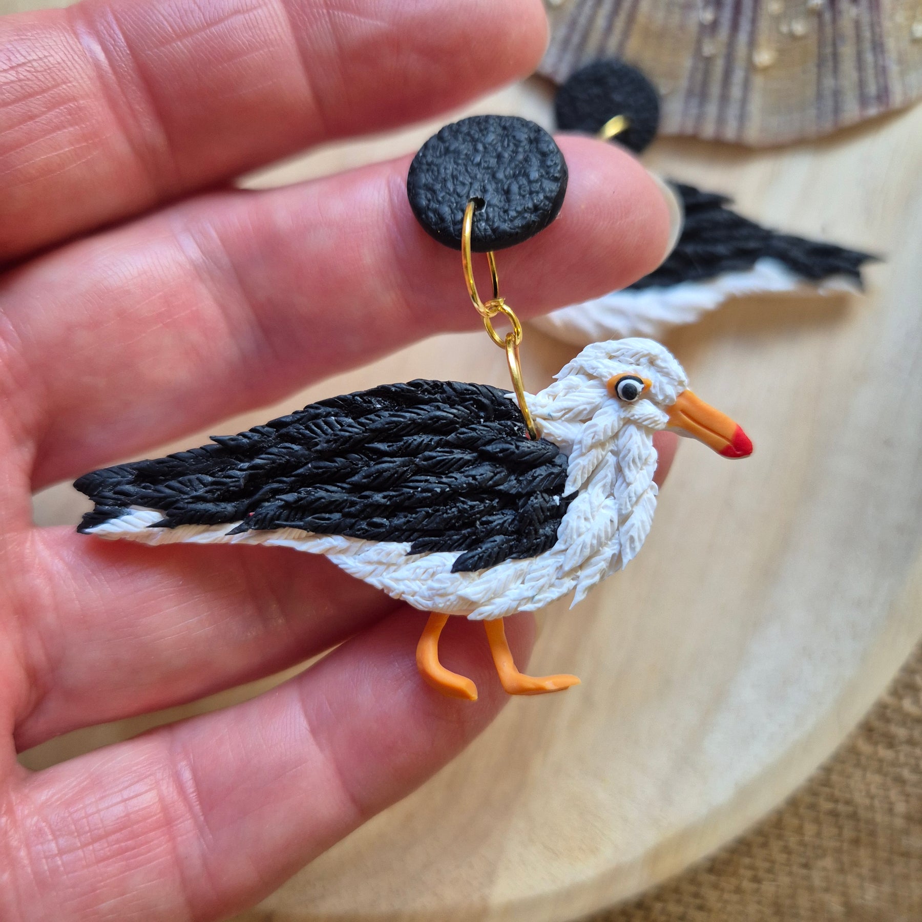 Seagull Dangle Earrings