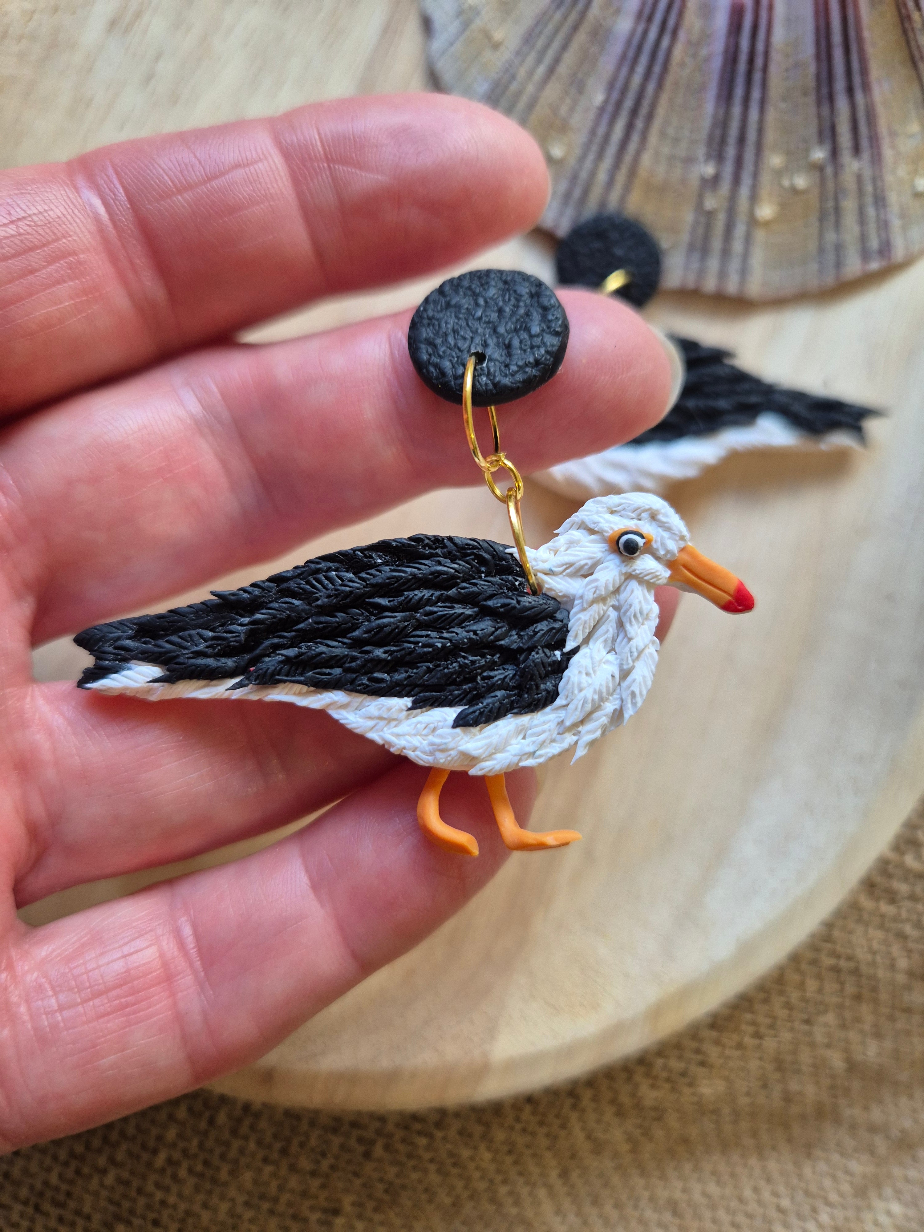 Seagull Dangle Earrings