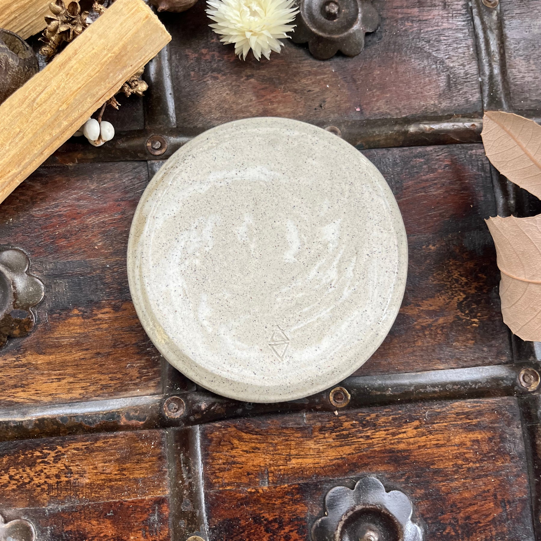 White Incense Holder