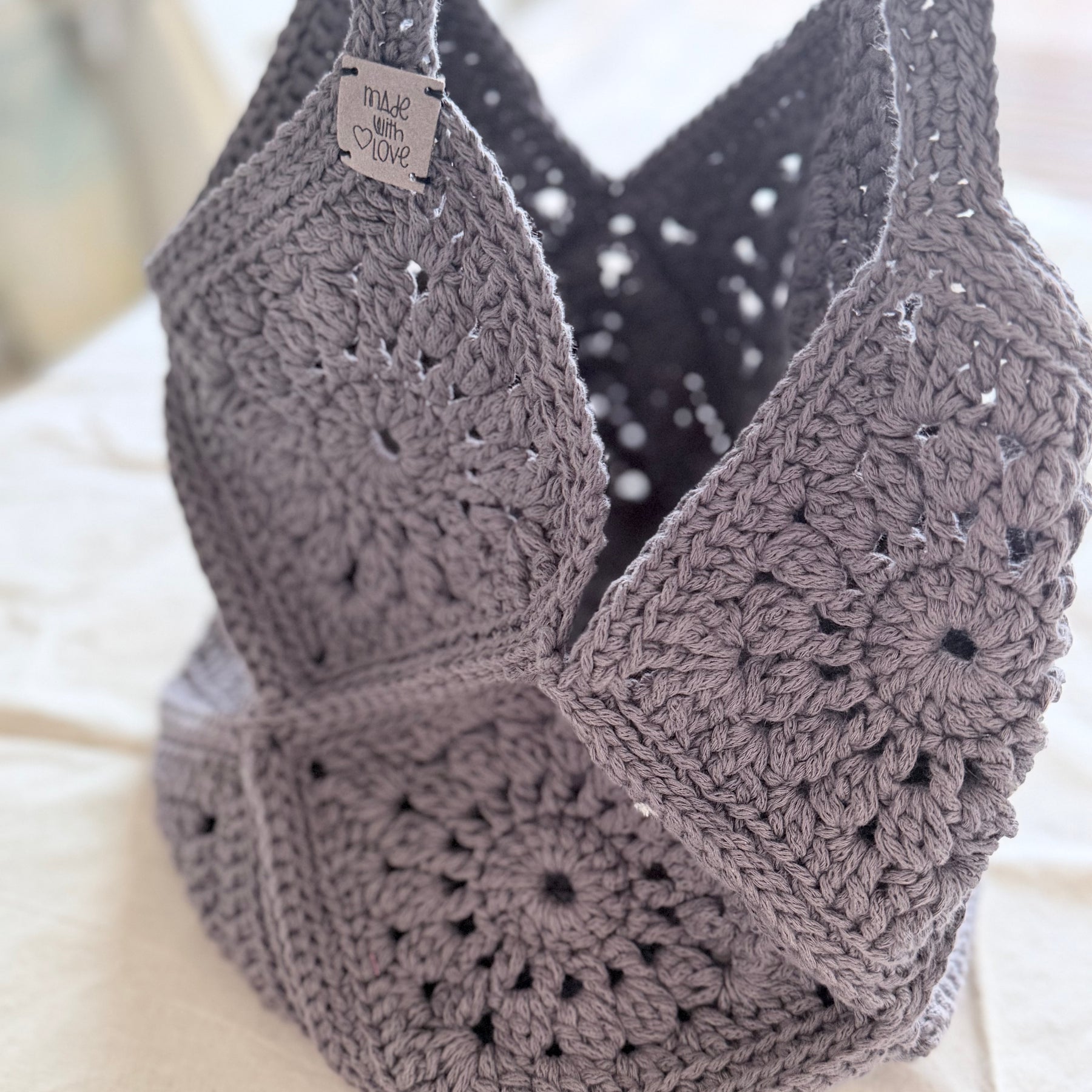 #126 Crocheted Tote/Market Bag