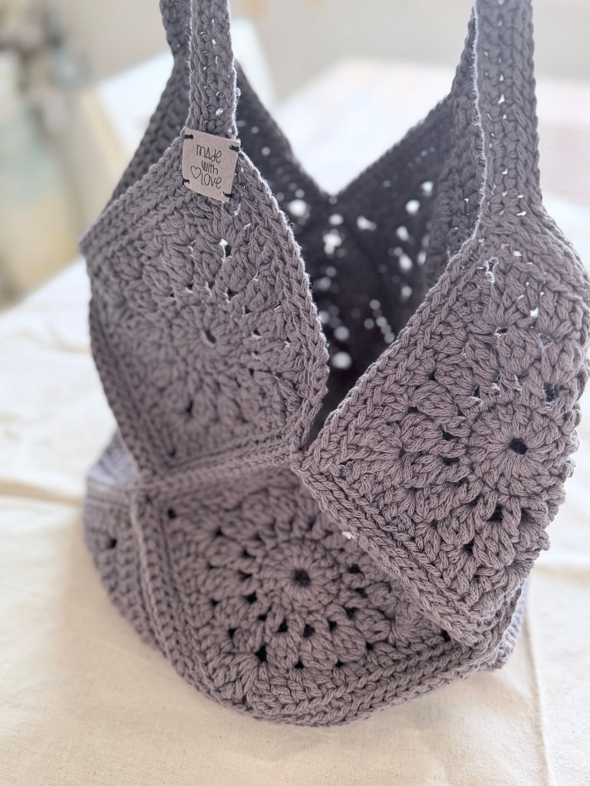 #126 Crocheted Tote/Market Bag