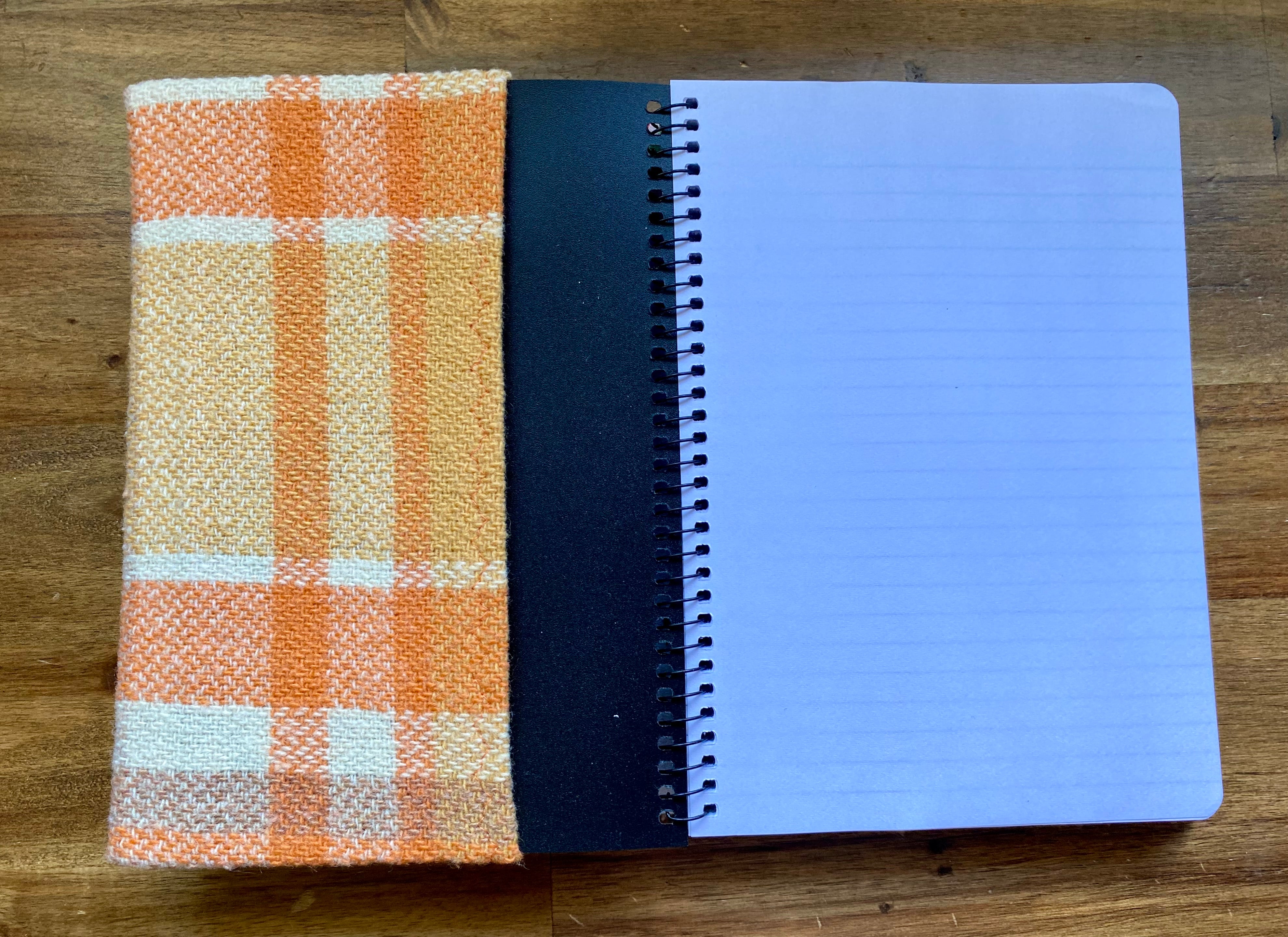 A5 Upcycled Notebook Wombat - Orange