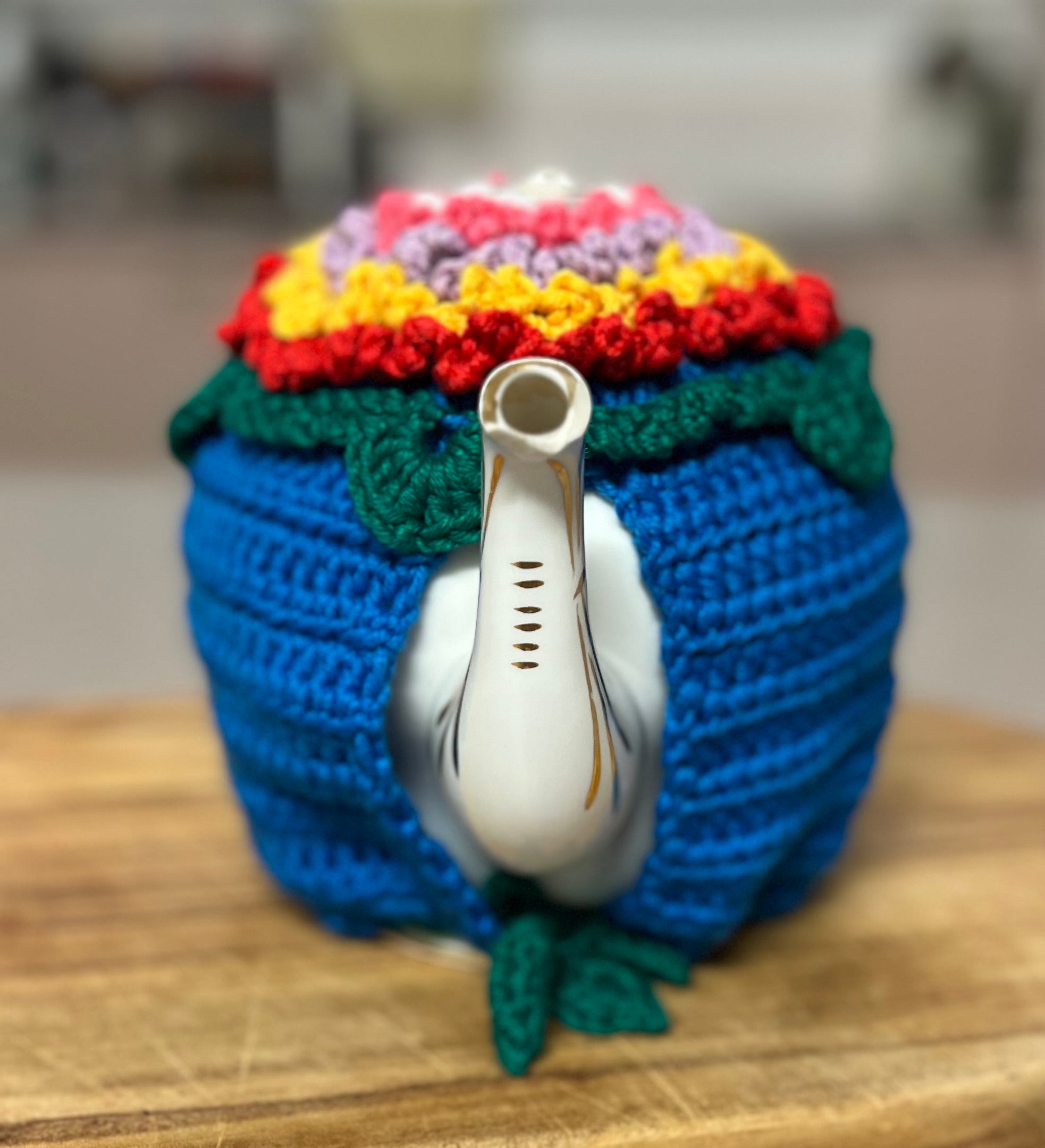Crochet Teapot Cosy - 4 different designs