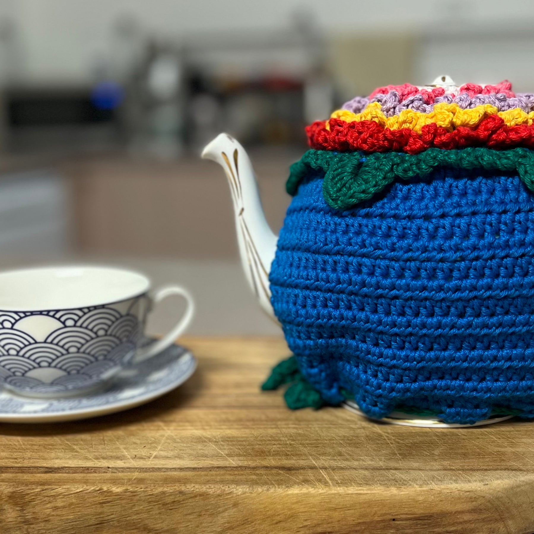 Crochet Teapot Cosy - 4 different designs