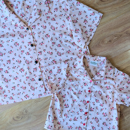Vintage cotton Button-up Shirt Bundle - Mum&Me First Gen (Pink - Size M / 3)
