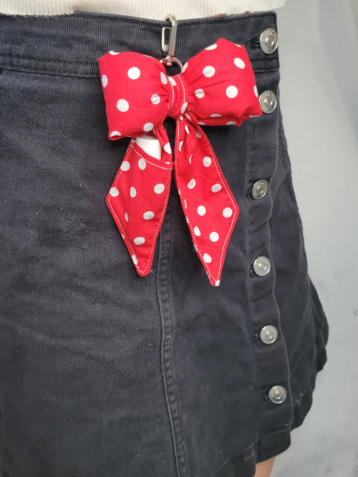 Bow Keyring with pocket
