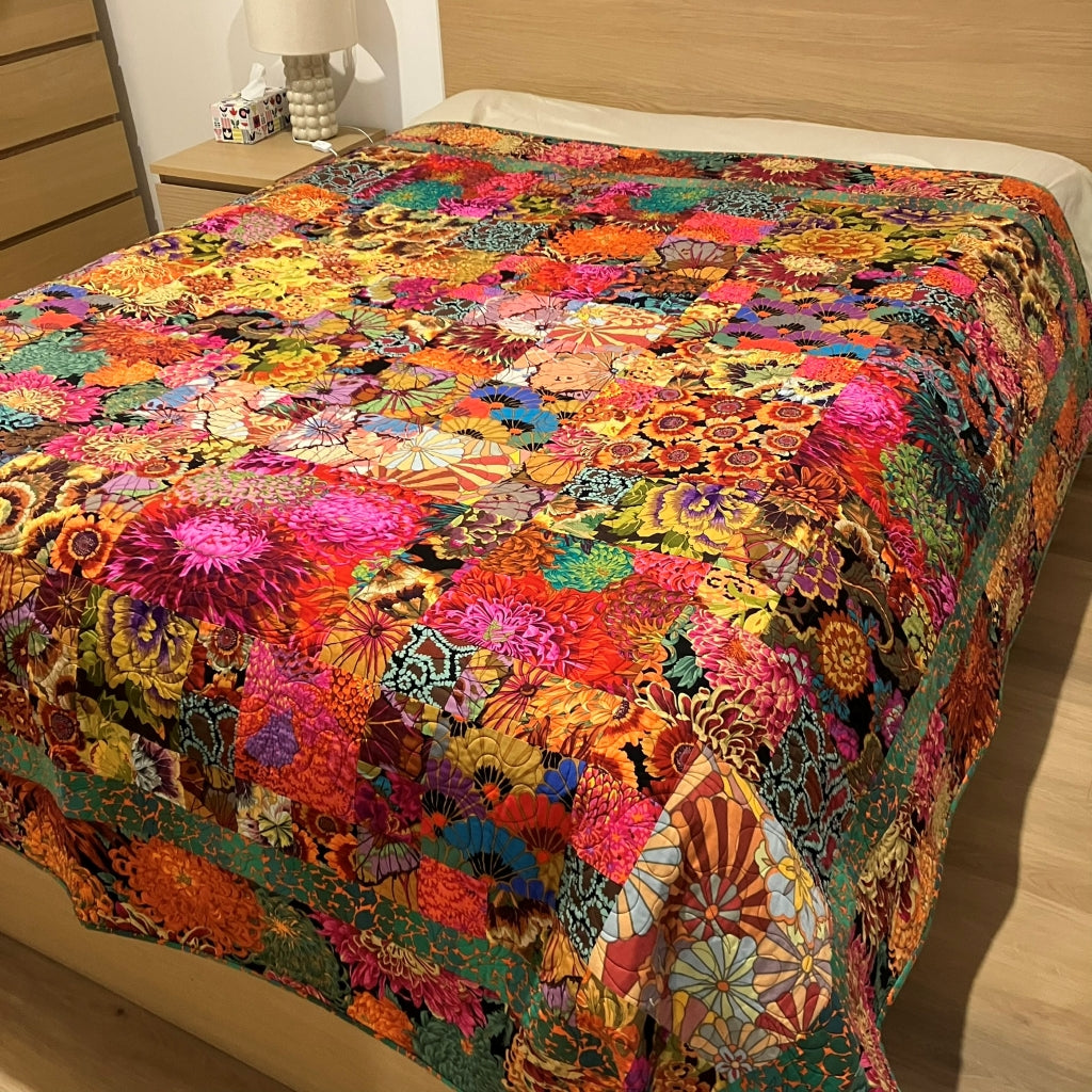 patchwork quilt handmade Australia - Kaffe Fassett fabrics