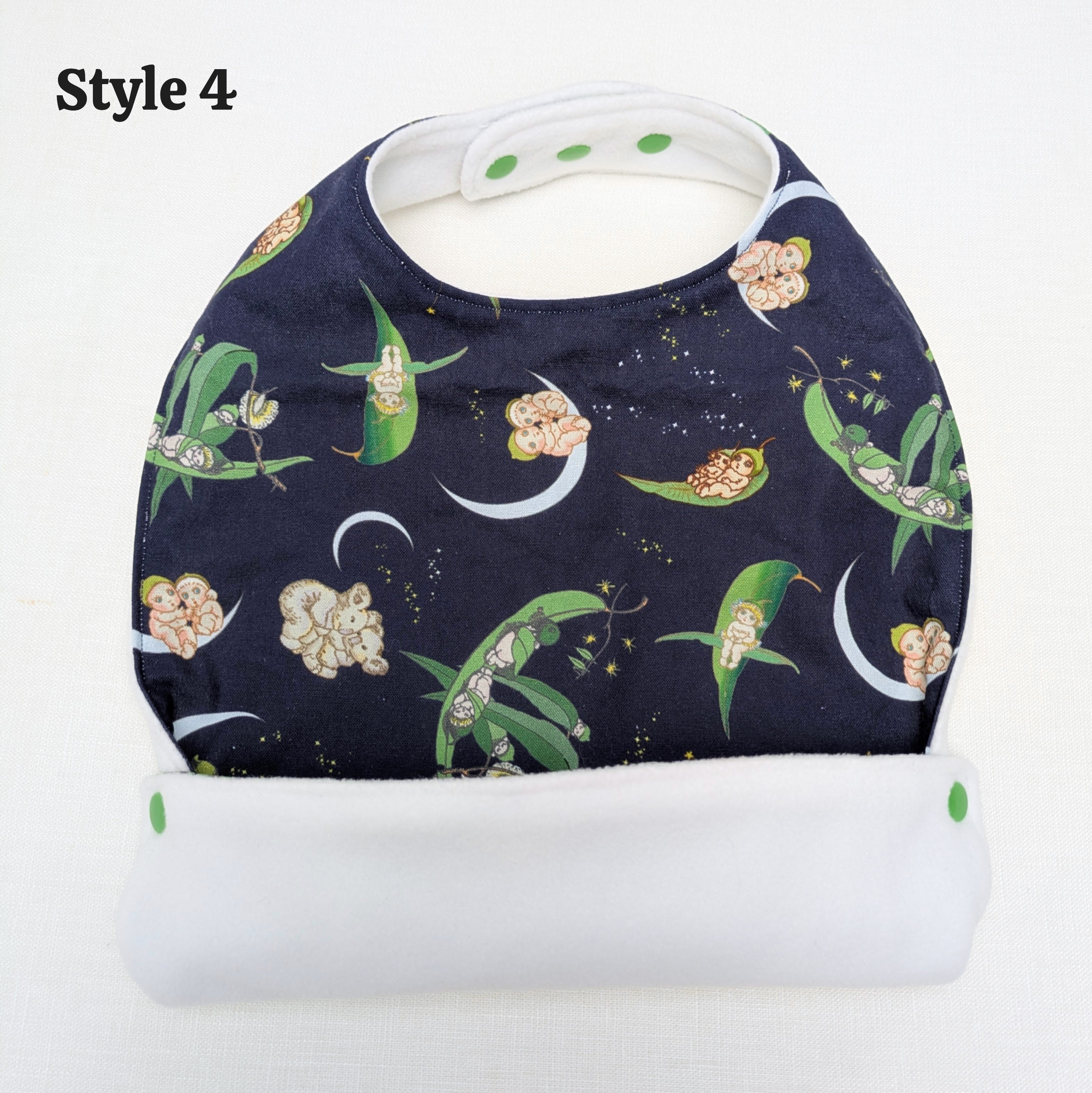 Handmade Foodie Bibs | Food Catching Design | sized 0-12y